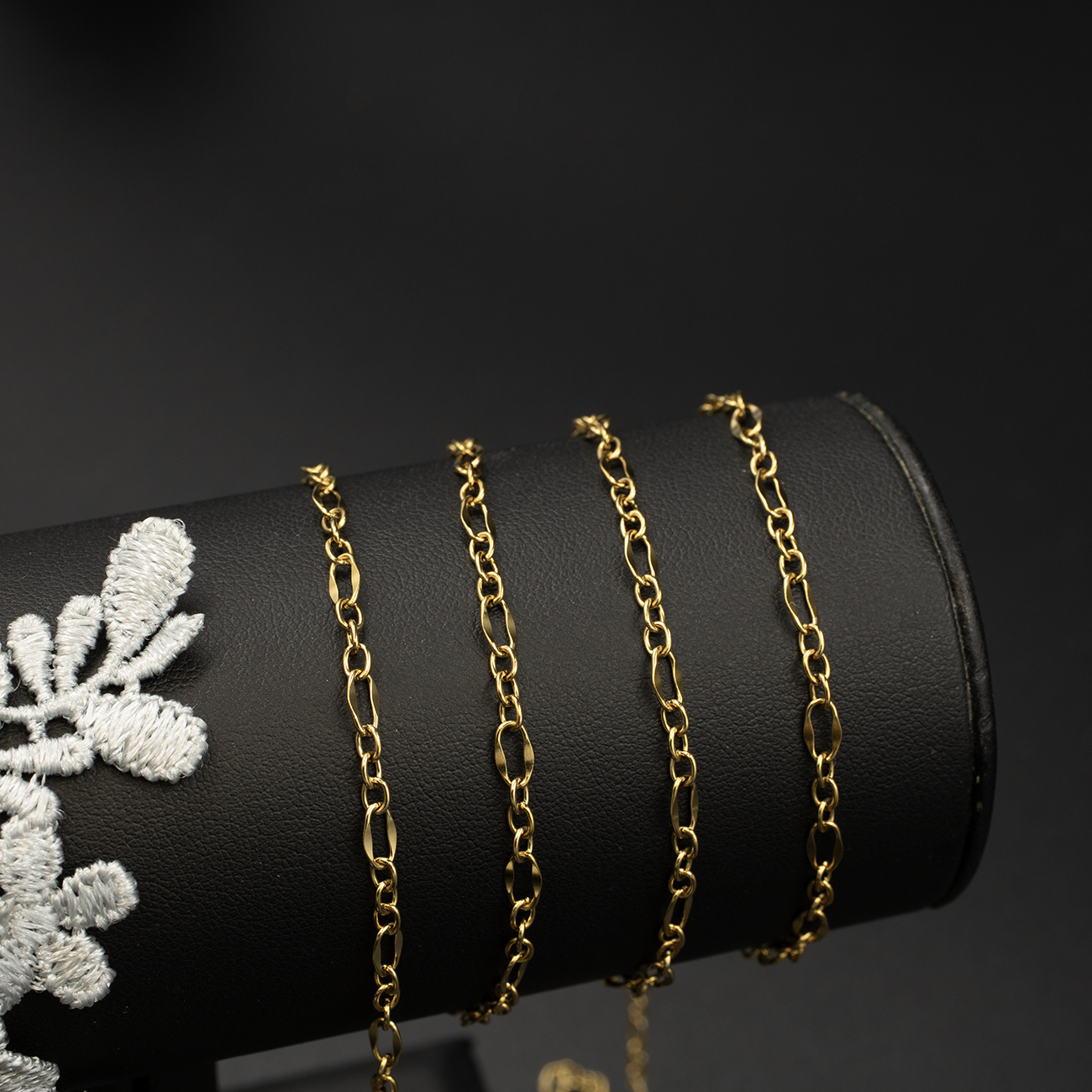 PVD Gold Stainless Steel O-Link Chain