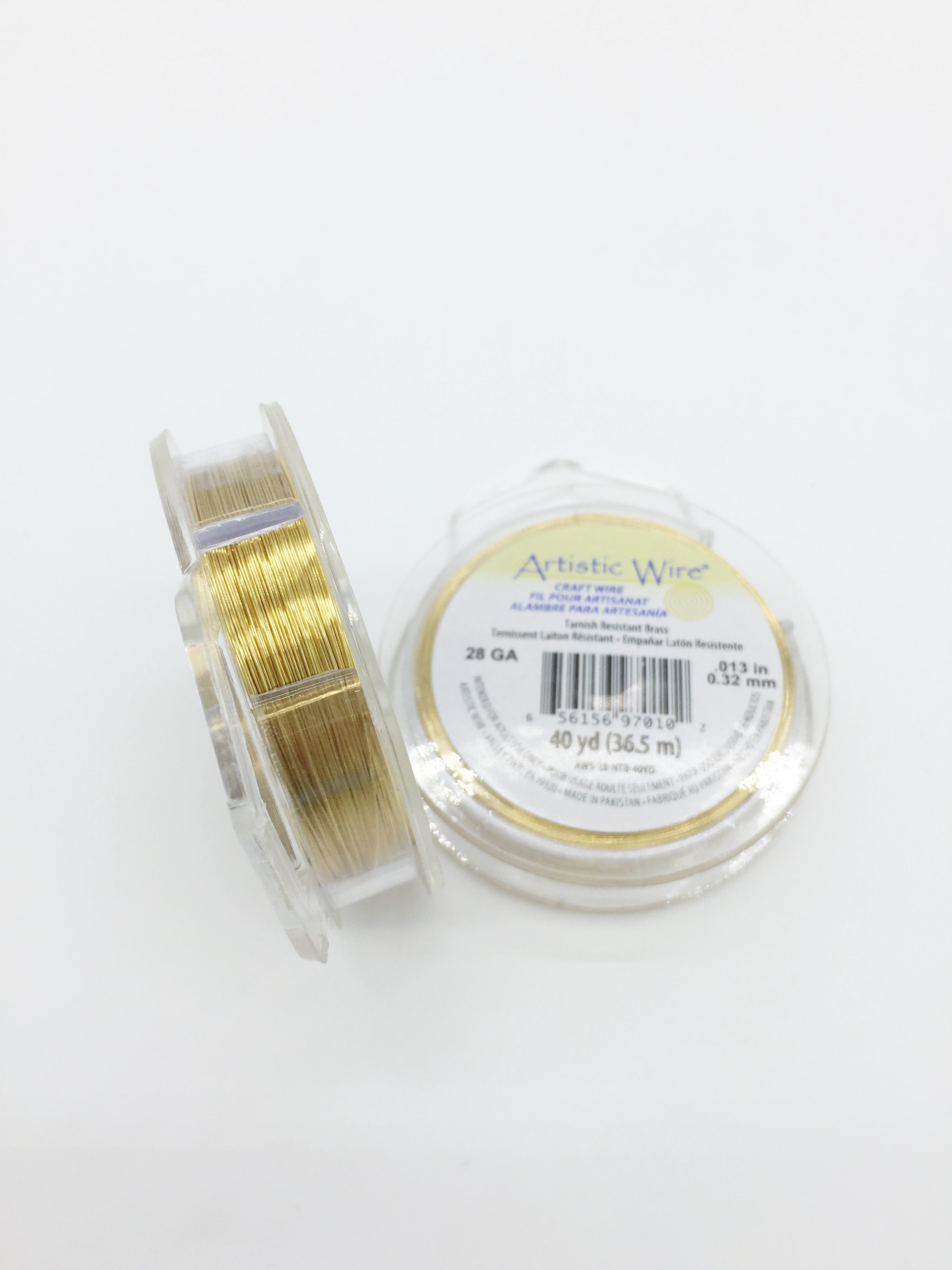 1 spool x Soft Artistic Wire 28ga/0.3mm Non-tarnish Brass