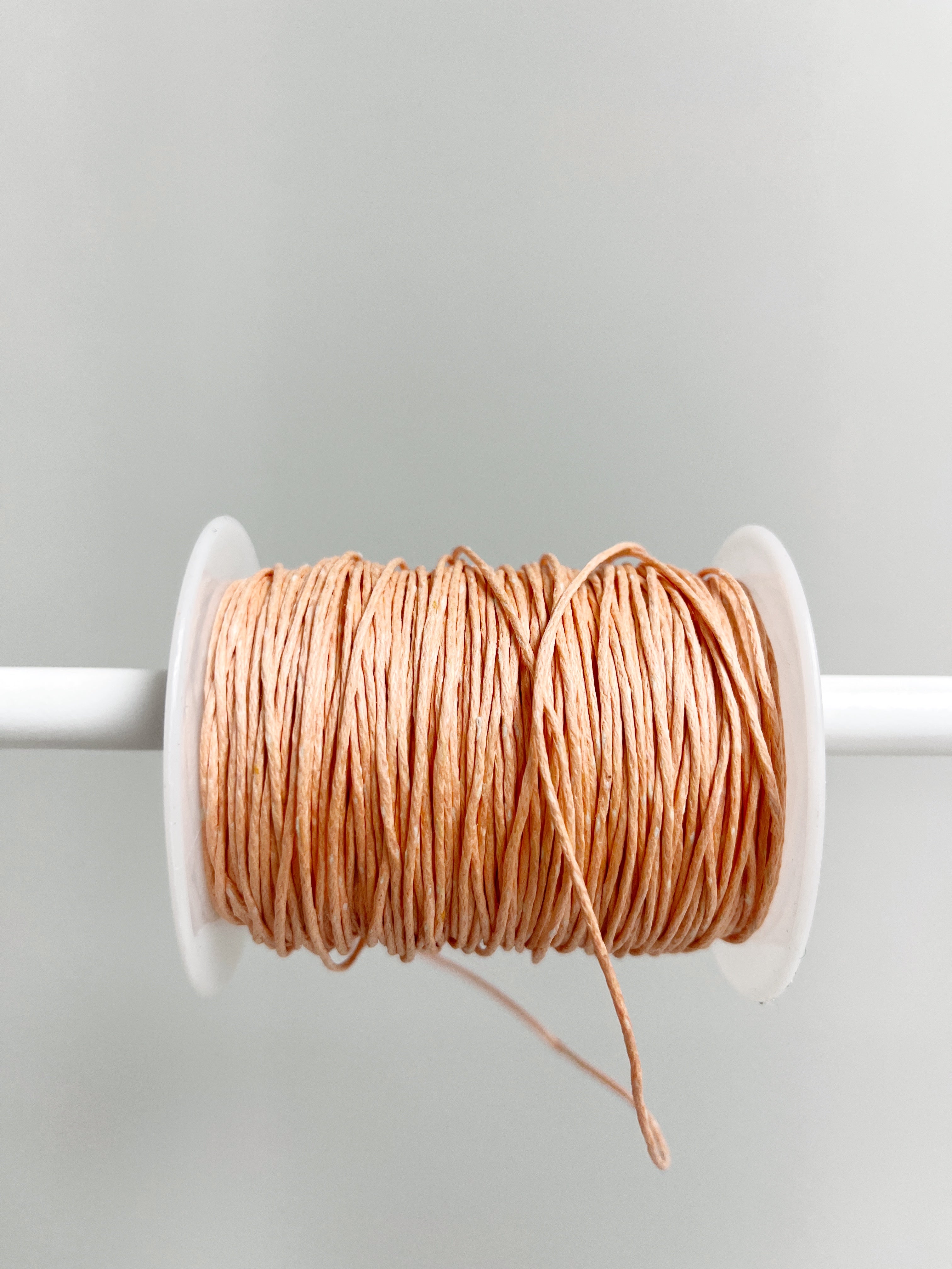 Nude Waxed Cotton Cord, 1mm Cotton Cord (R6)