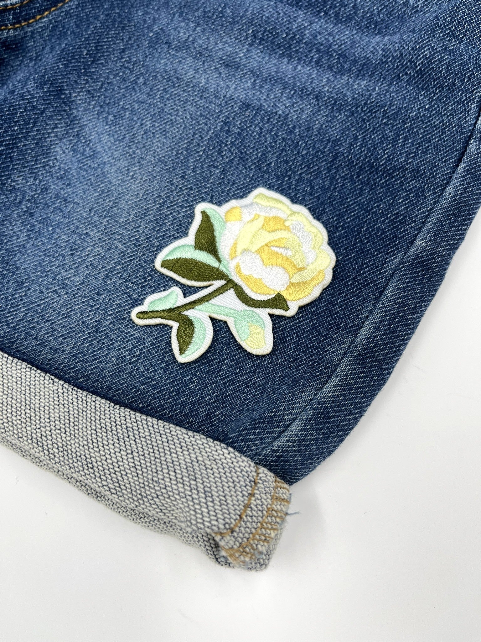 Ranunculus Embroidery Patch