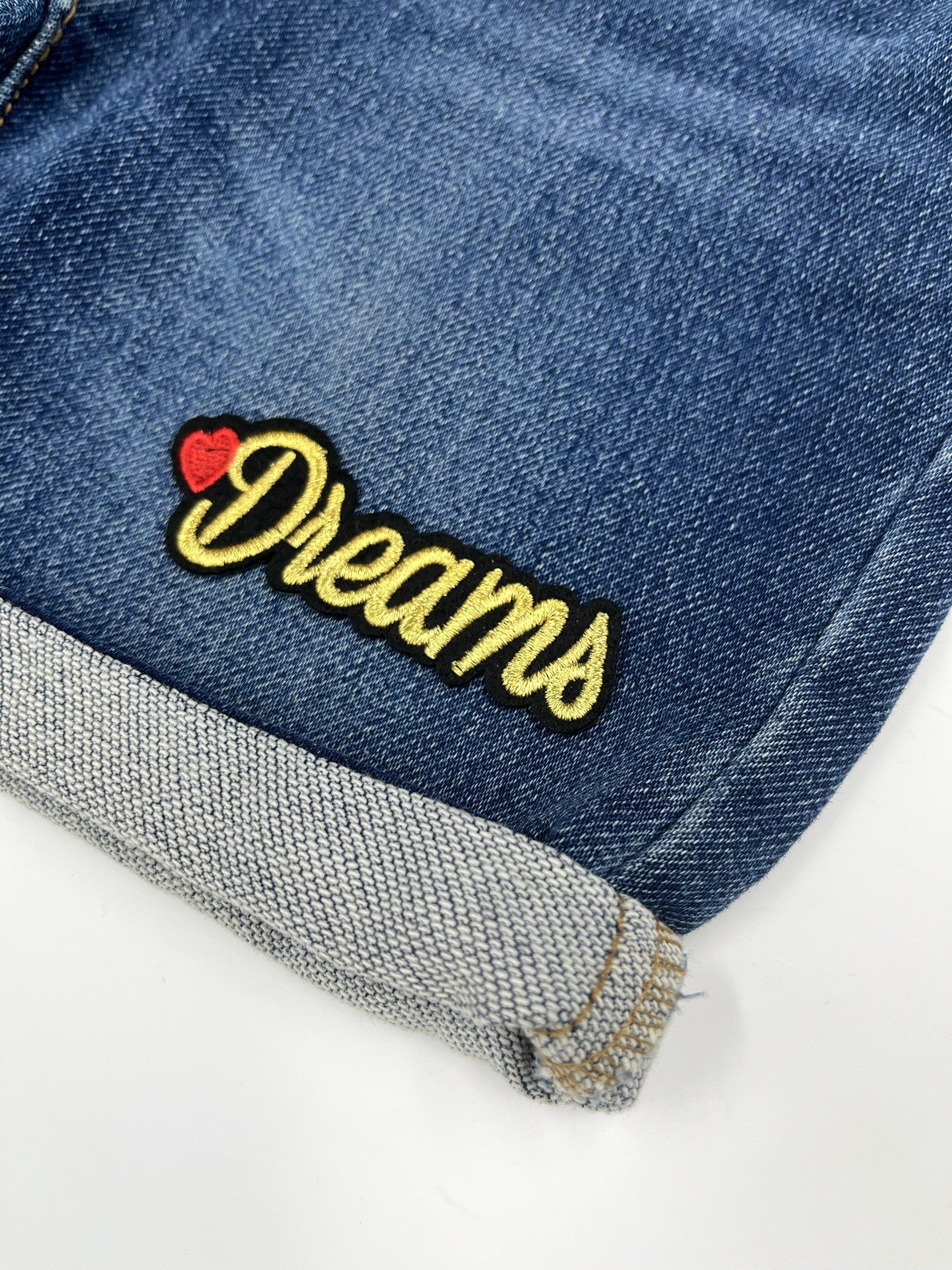 Gold Dreams Embroidered Iron-on Patch