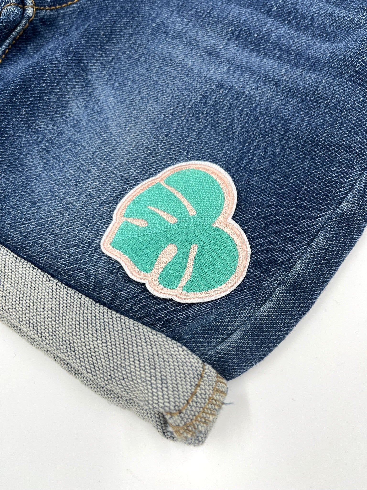 Monstera Leaf Embroidery Patch