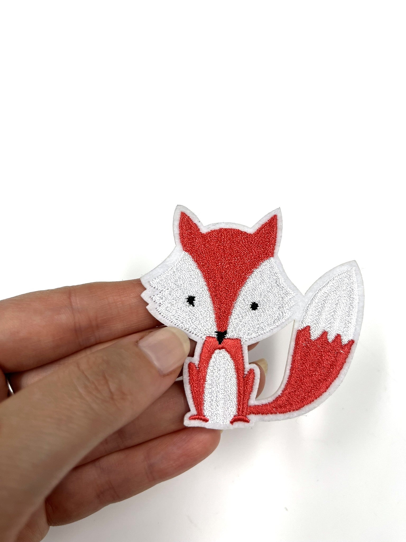 Cartoon Fox Embroidered Iron-on Patch