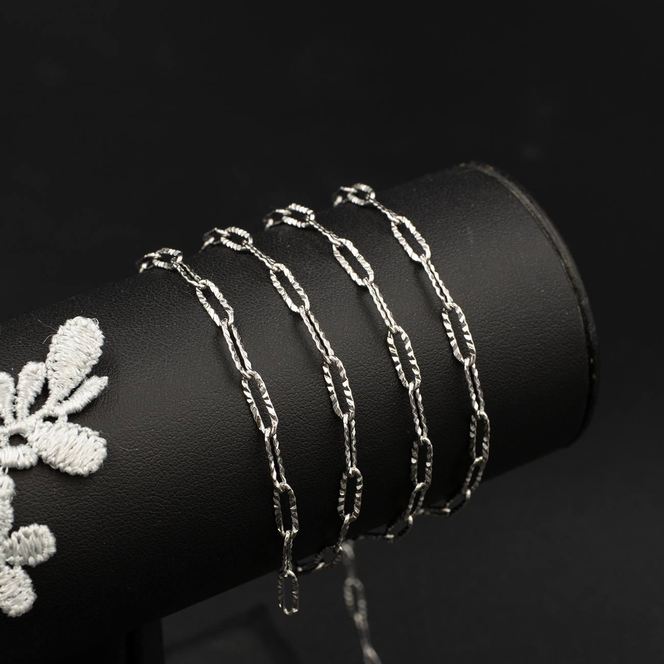 Stainless Steel Starburst Paperclip Chain