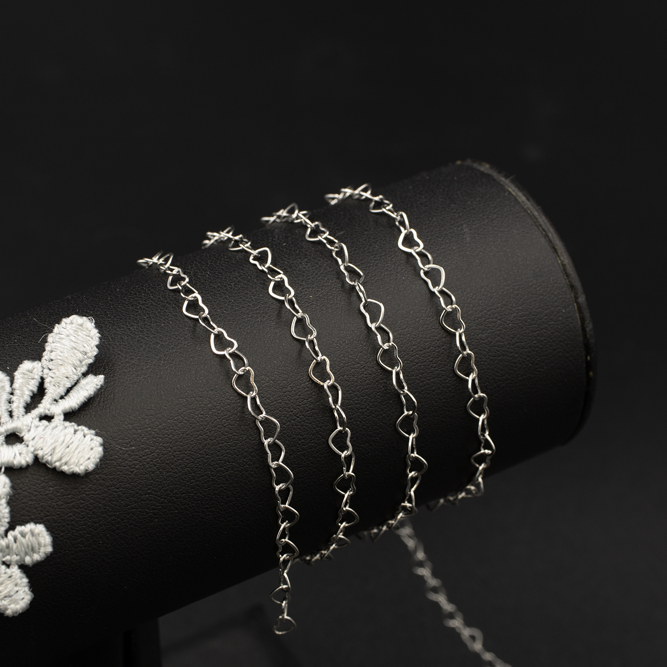 Stainless Steel Heart Link Chain