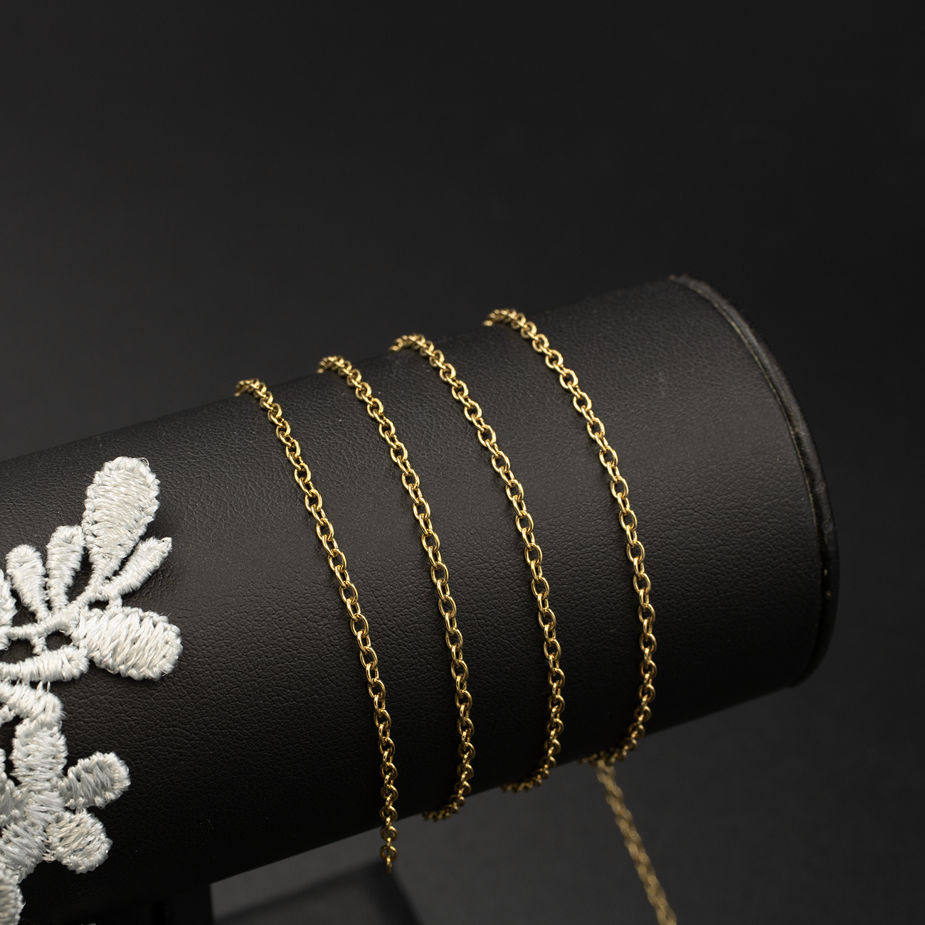 PVD Gold Stainless Steel 2.5x2mm Cable Chain