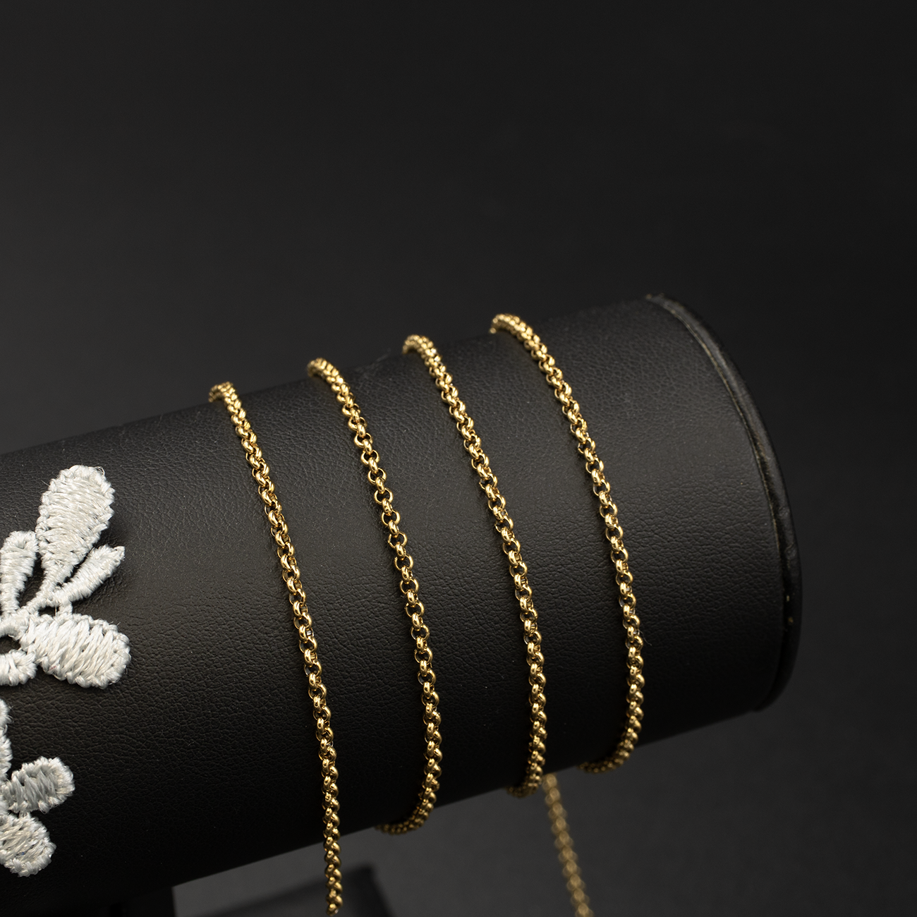 PVD Gold Stainless Steel 2mm Box Chain