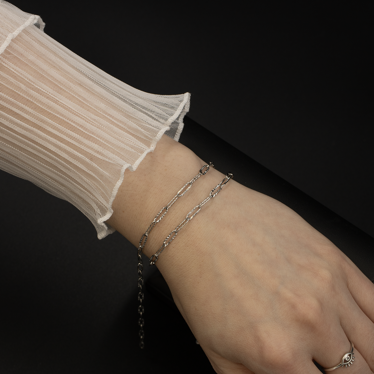 Stainless Steel Starburst Paperclip Chain