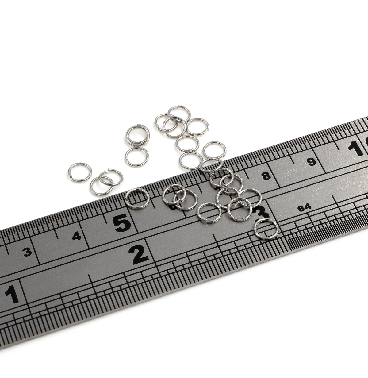 100 x Stainless Steel Jump Rings, 5x0.6mm