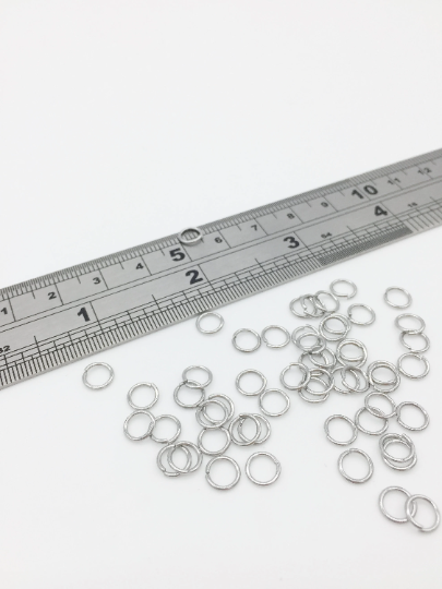 250 x Stainless Steel Jump Rings, 20 Gauge, 6x0.8mm (3449)