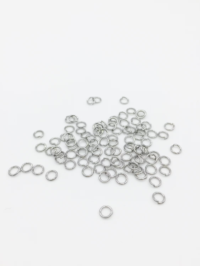 400 x Stainless Steel Round Jump Rings, 5x0.8mm (0339)