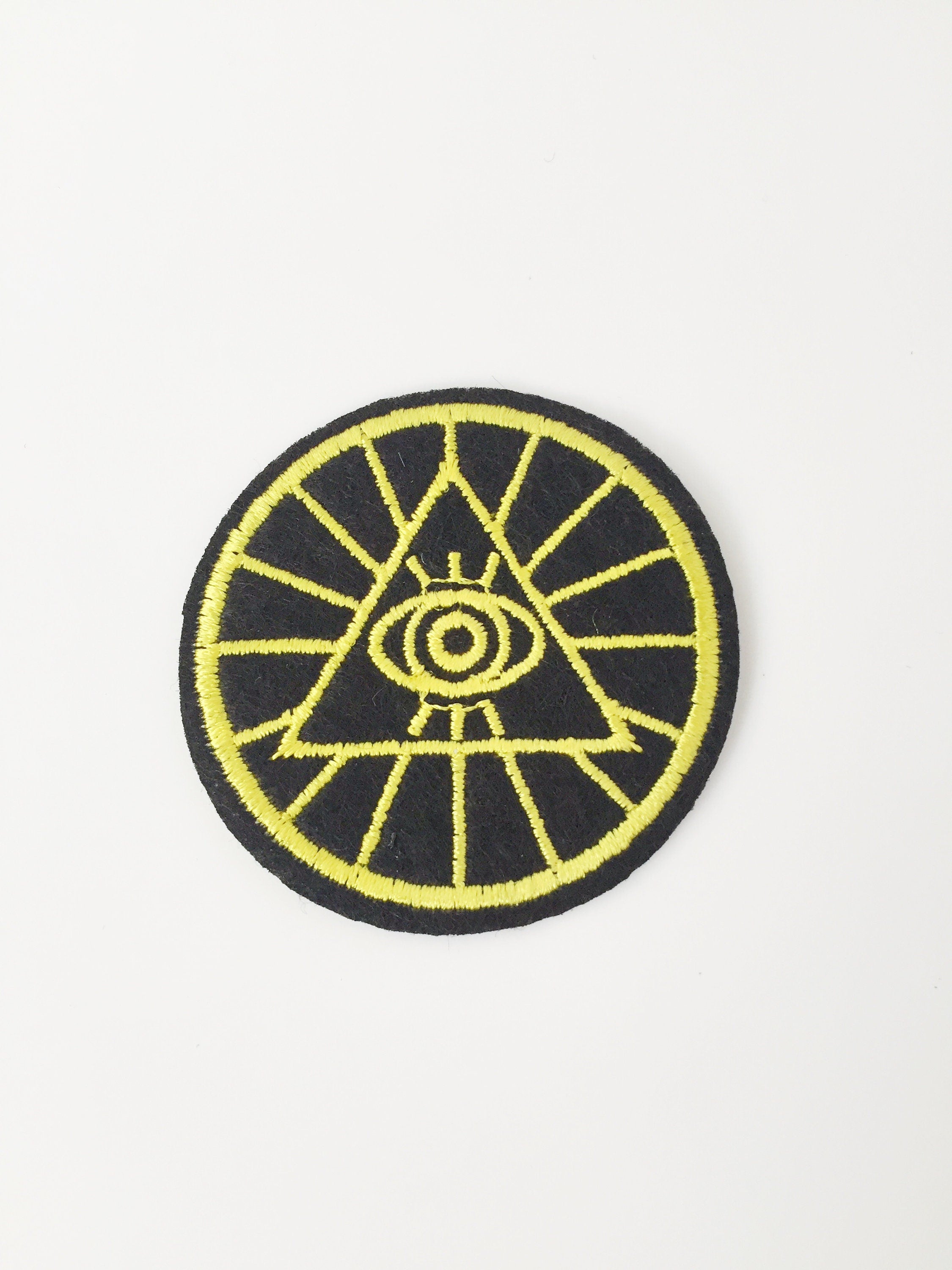 All Seeing Eye Iron-on Patch, Evil Eye Protective Applique