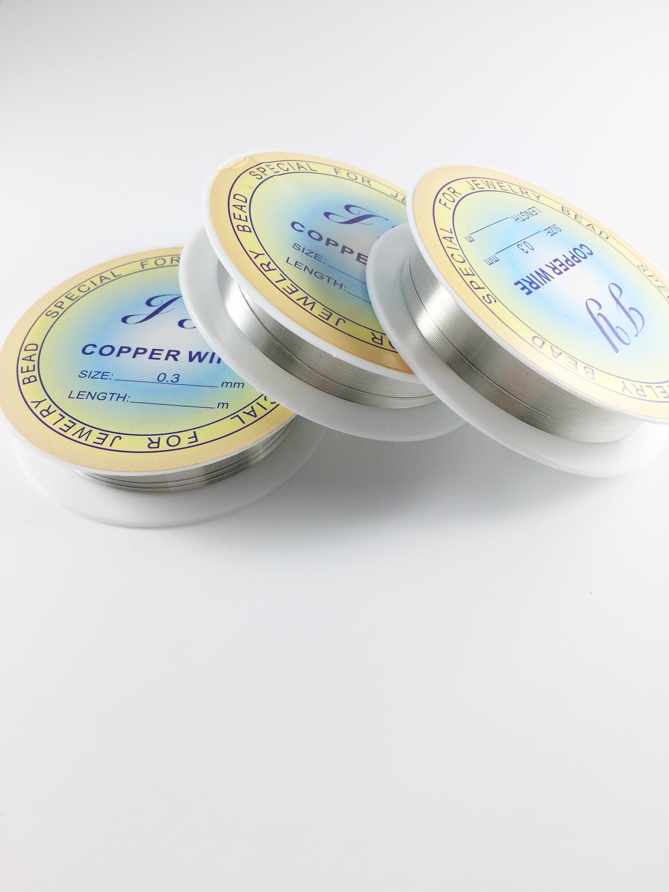 0.3mm Silver Wire 28 Gauge Silver Tone Craft Wire Copper Jewellery Wire (2444)