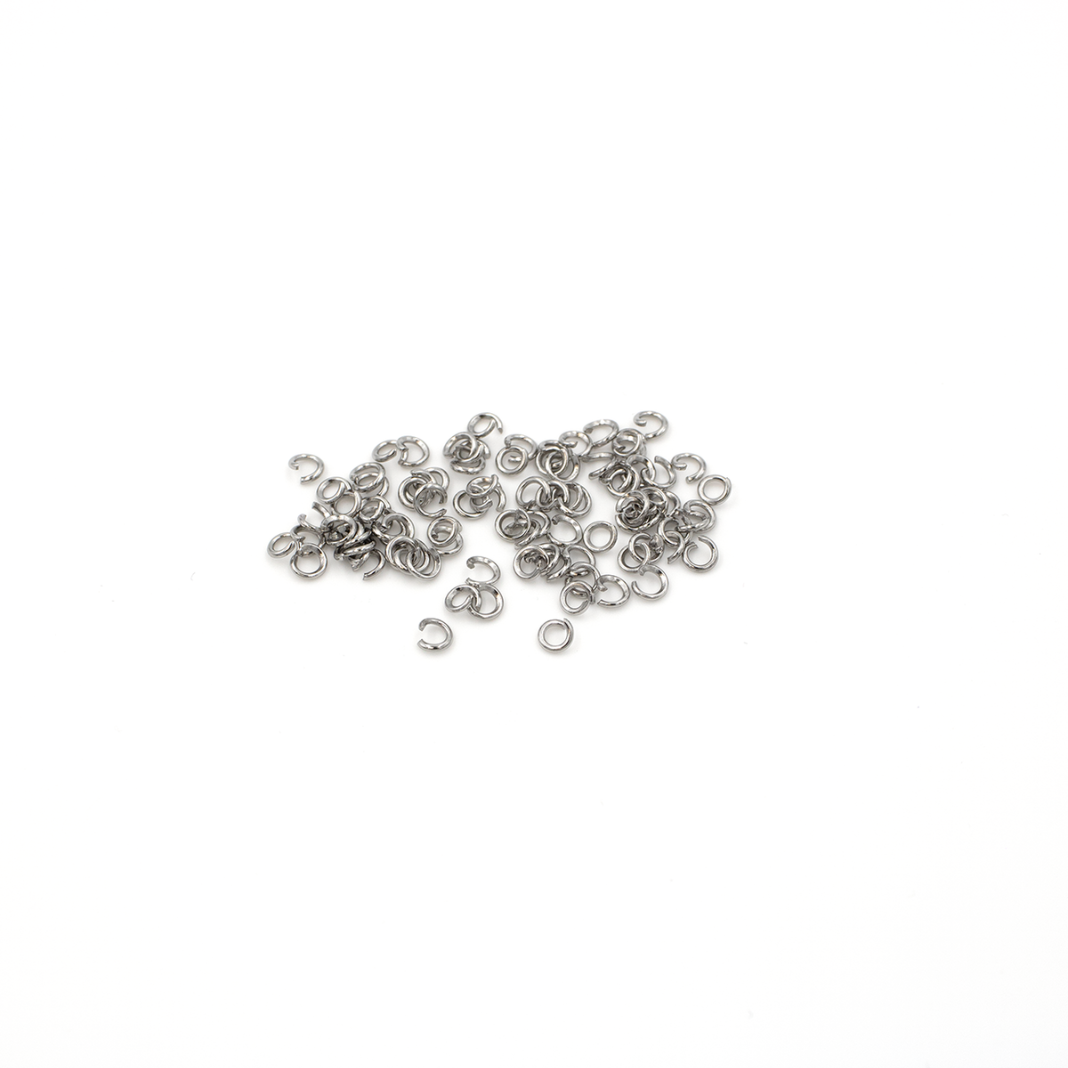 200 x Stainless Steel Jump Rings, 3x0.6mm