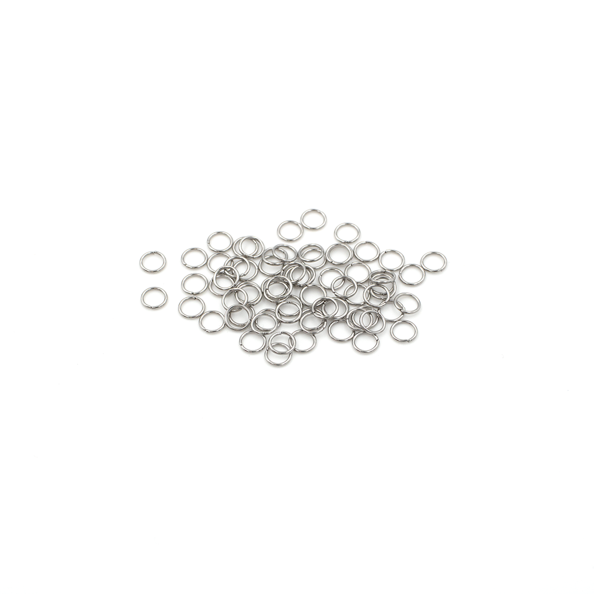 200 x Stainless Steel Jump Rings, 4x0.5mm