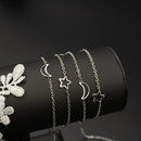 Stainless Steel Moon and Star Link Chain