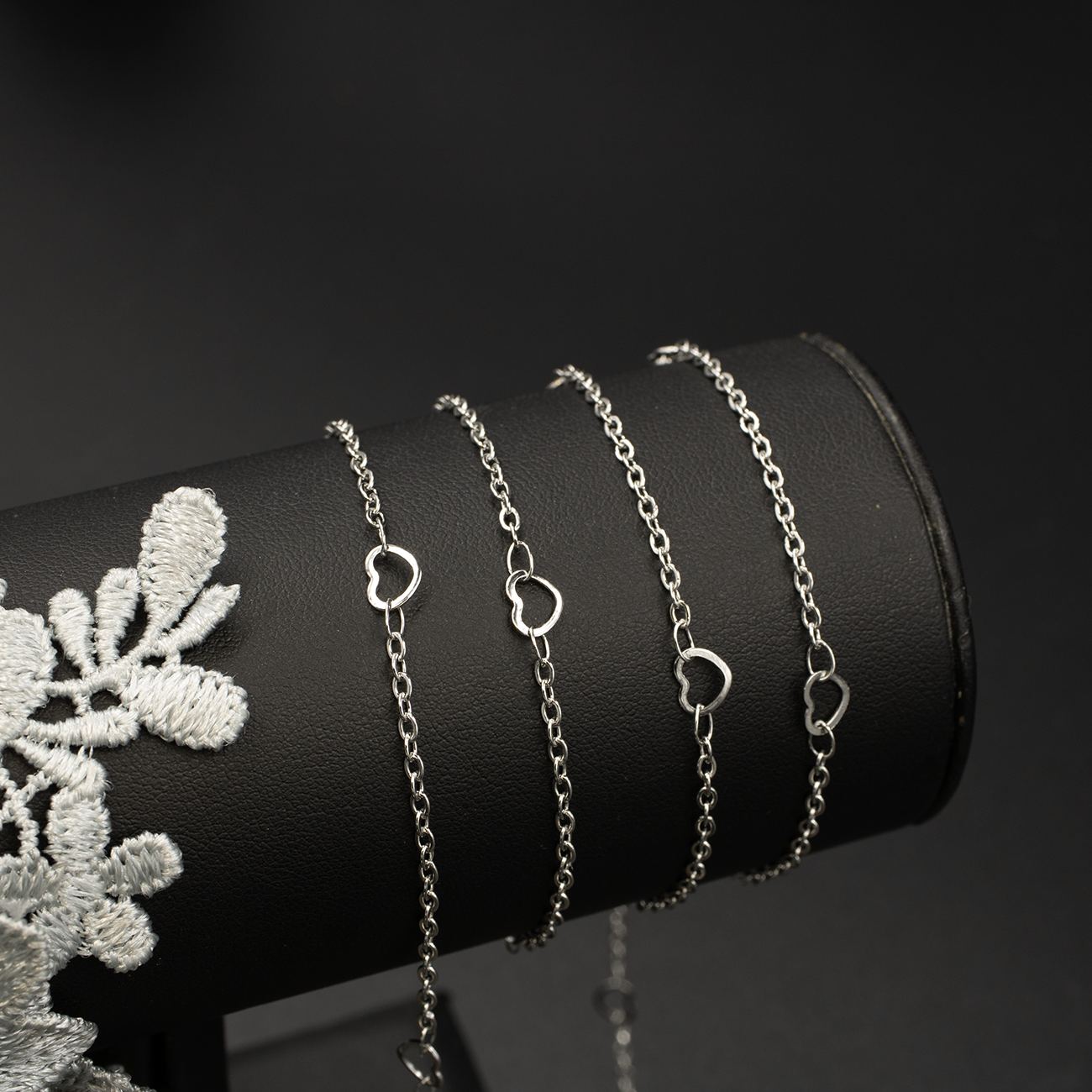 Stainless Steel Open Heart Link Cable Chain