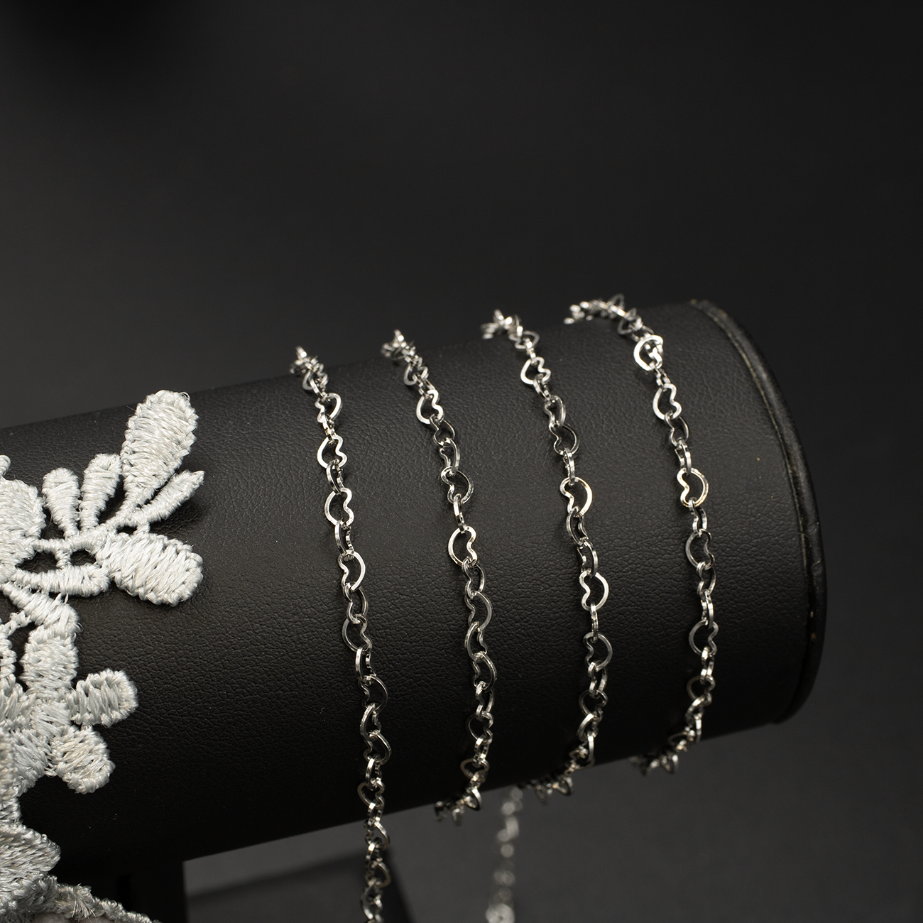 Stainless Steel Heart Link Chain