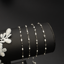 Stainless Steel White Enamel Link Lip Chain