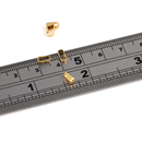 20 x 18K Gold Plated Stainless Steel Snap-on Pendant Bails, 6x2.5mm
