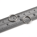 1 pair x Stainless Steel Huggie Hoop Earrings, 14mm/16mm/18mm
