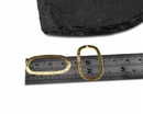 4 x Raw Brass Irregular Oval Textured Charms, 35x20mm (C0498)