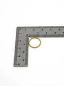 10 x Raw Brass Round Linking Rings, 14mm (C0705)