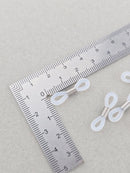 20 x Clear Rubber Loop Ends for Eyeglasses Chain, 20x5mm