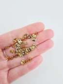 50 x Gold Plated Stainless Steel Earring Nuts