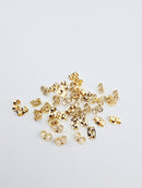 50 x Gold Plated Stainless Steel Earring Nuts