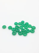 2 x Green Jade Gemstone Donut Beads, 10mm (0252)