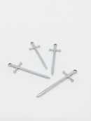 1 x Stainless Steel Sword Pendant, 45x13mm (0128)