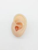 Body Colour Soft Silicone Ear Earring Display Life Size, Jewellery Photo Prop (4104)