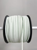 Pastel Mint Faux Suede Cord, 3mm Soft Flat Cord (R2)