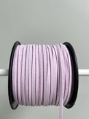 Mauve Faux Suede Cord, 3mm Soft Flat Cord (R3)
