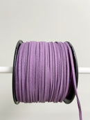 Deep Purple Faux Suede Cord, 3mm Soft Flat Cord (R3)