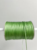 Silk Green Waxed Polyester Cord, 1mm Silk Cord (R4)