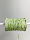 Sage Green Waxed Polyester Cord, 1mm Silk Cord (R4)
