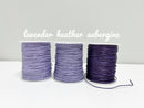 Aubergine Waxed Cotton Cord, 1mm Cotton Cord (R6)