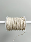Beige Waxed Cotton Cord, 1mm Cotton Cord (R6)