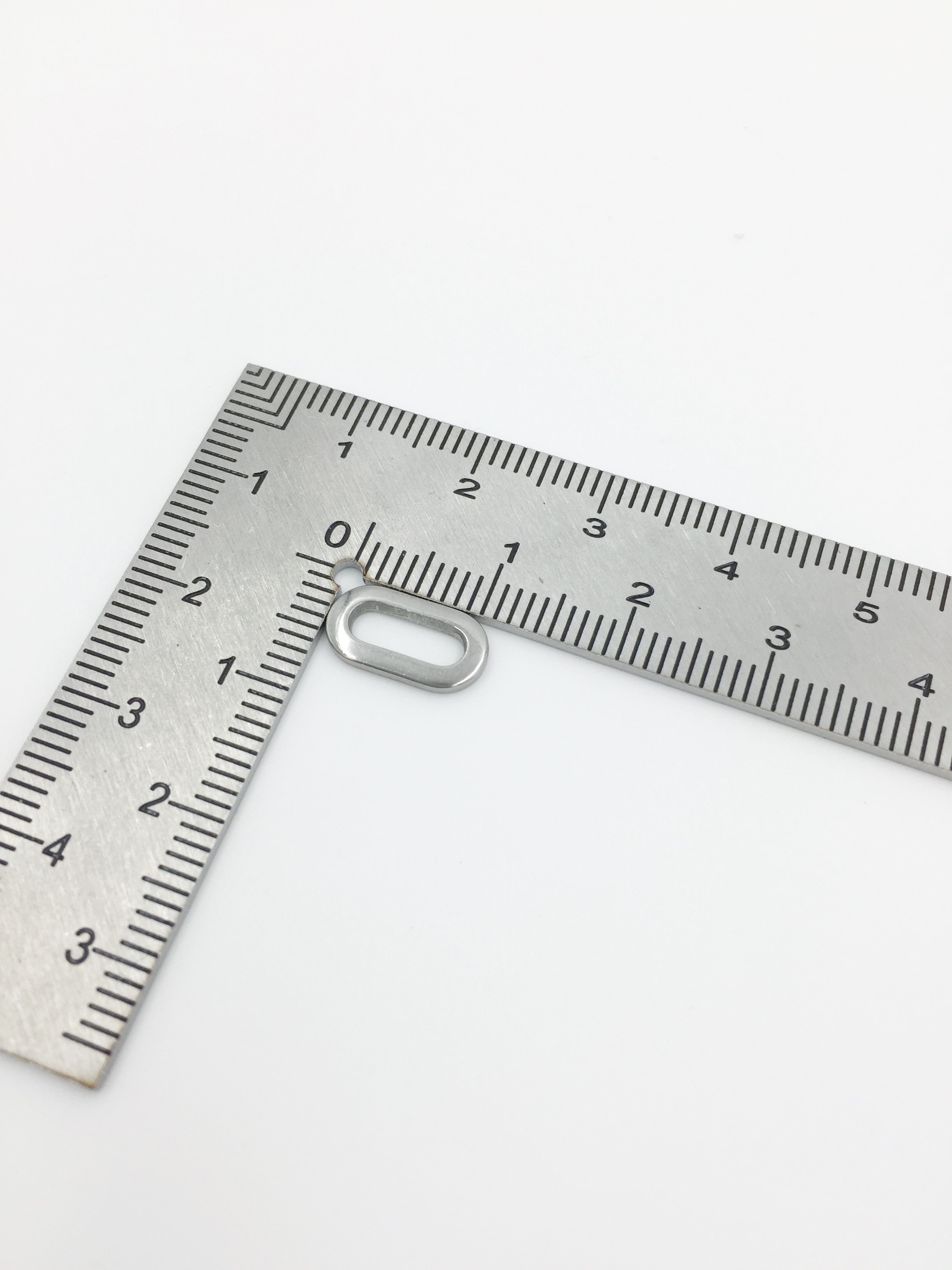 20 x Chunky Stainless Steel Pill Shape Connectors, 12x6.5mm (0024)