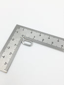 20 x Chunky Stainless Steel Pill Shape Connectors, 12x6.5mm (0024)