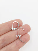 10 pairs x Stainless Steel Leverback Earring Findings (0057)