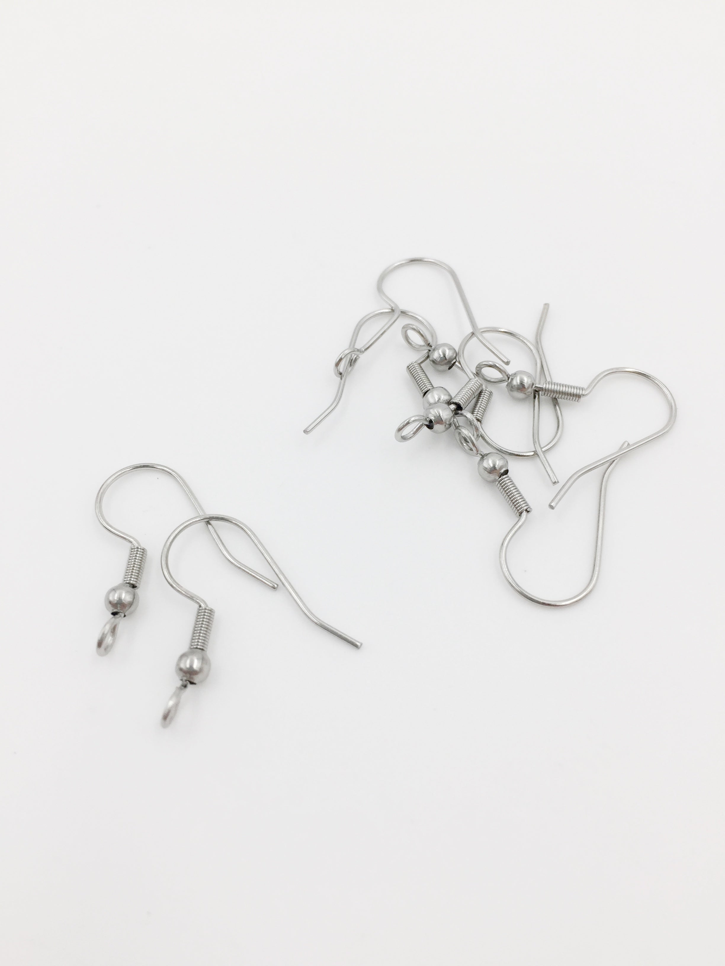 20 pairs x Stainless Steel Fish Hook Earring Wire (2401)