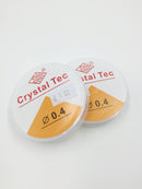 1 spool x 0.4mm Clear Elastic Thread, Stretchy Silicone Crystal String for Beading