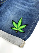 Cannabis Leaf Embroidery Patch