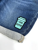 Coffee Cup Embroidery Patch