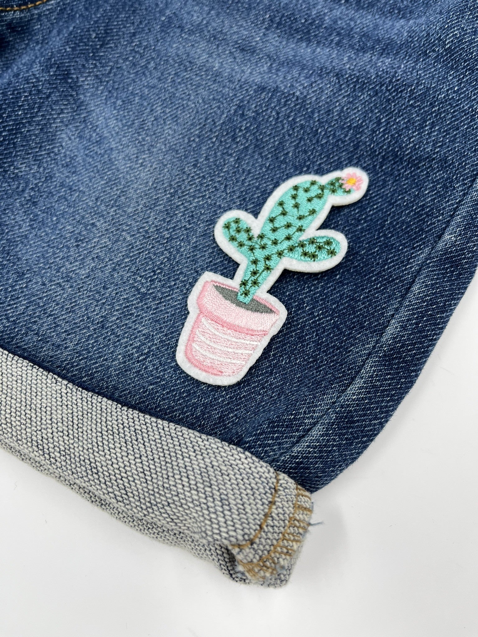 Blooming Cactus Embroidery Patch
