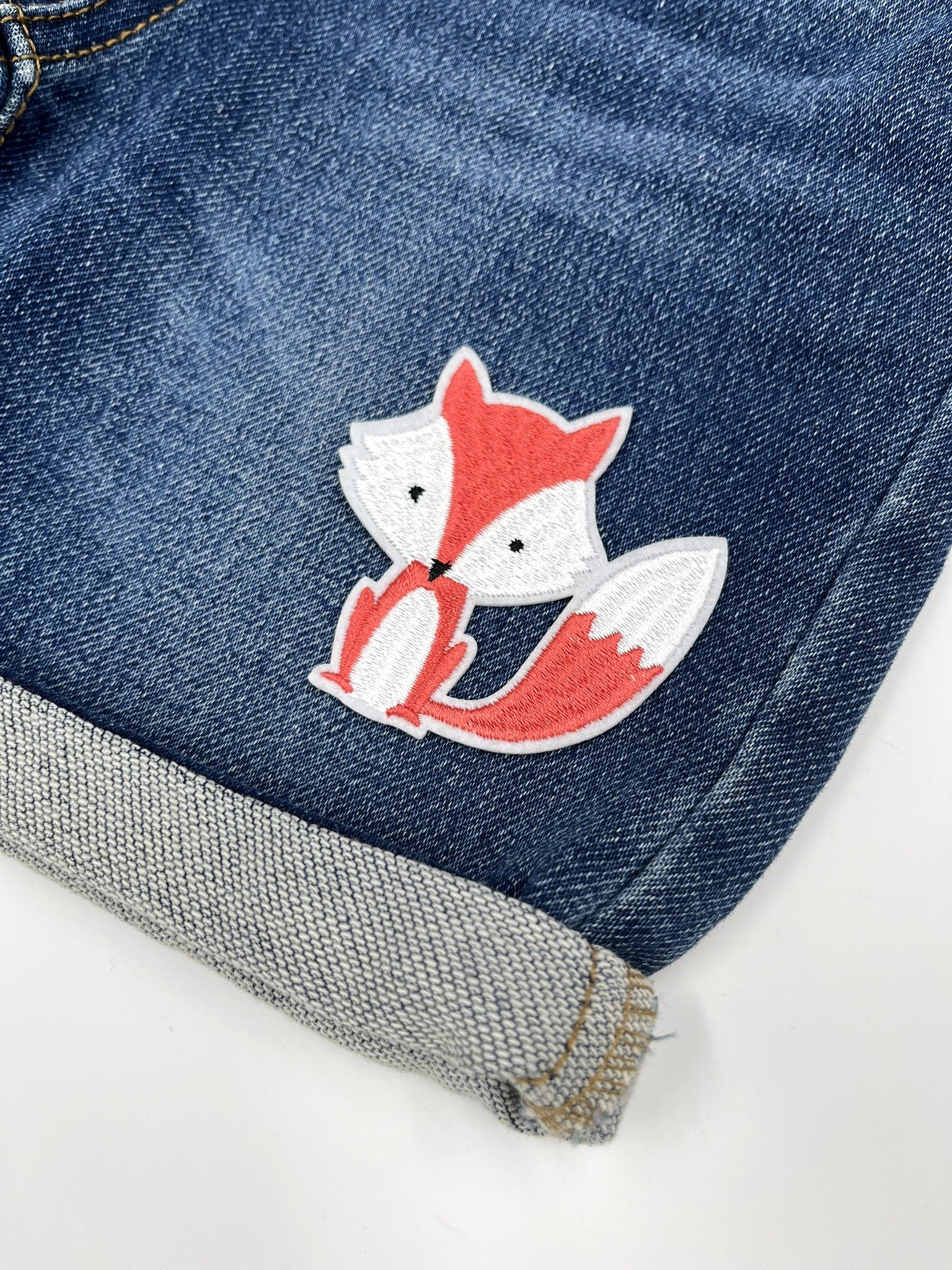 Cartoon Fox Embroidered Iron-on Patch
