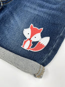 Cartoon Fox Embroidered Iron-on Patch
